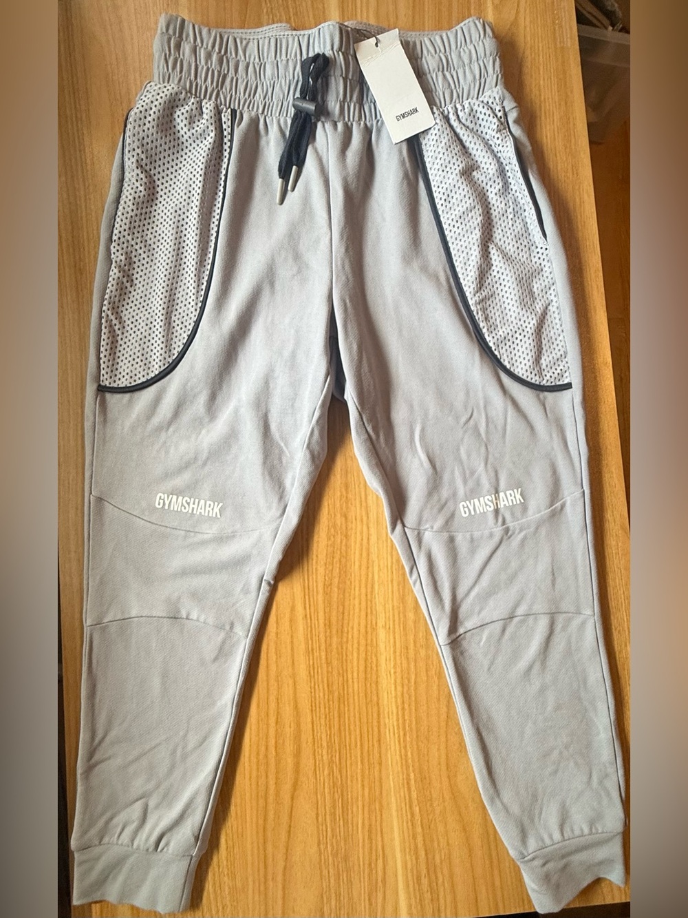 Gymshark Movement Mesh Joggers Lilac Grey Size M